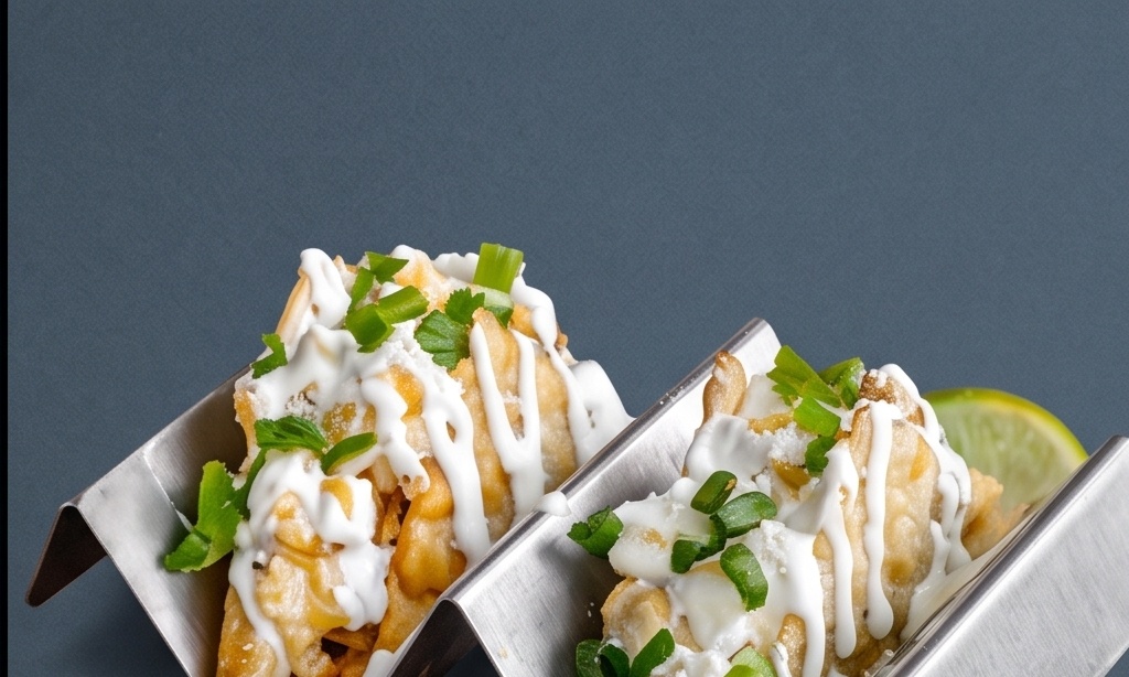Cheeseburger Wonton Taco